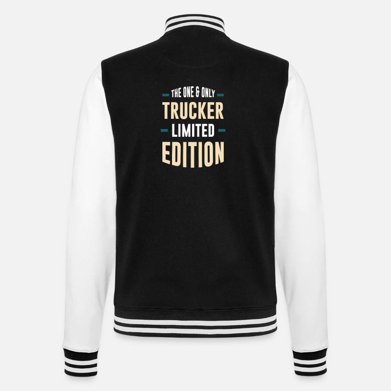 Édition limitée Trucker - Veste Teddy - noir/blanc
