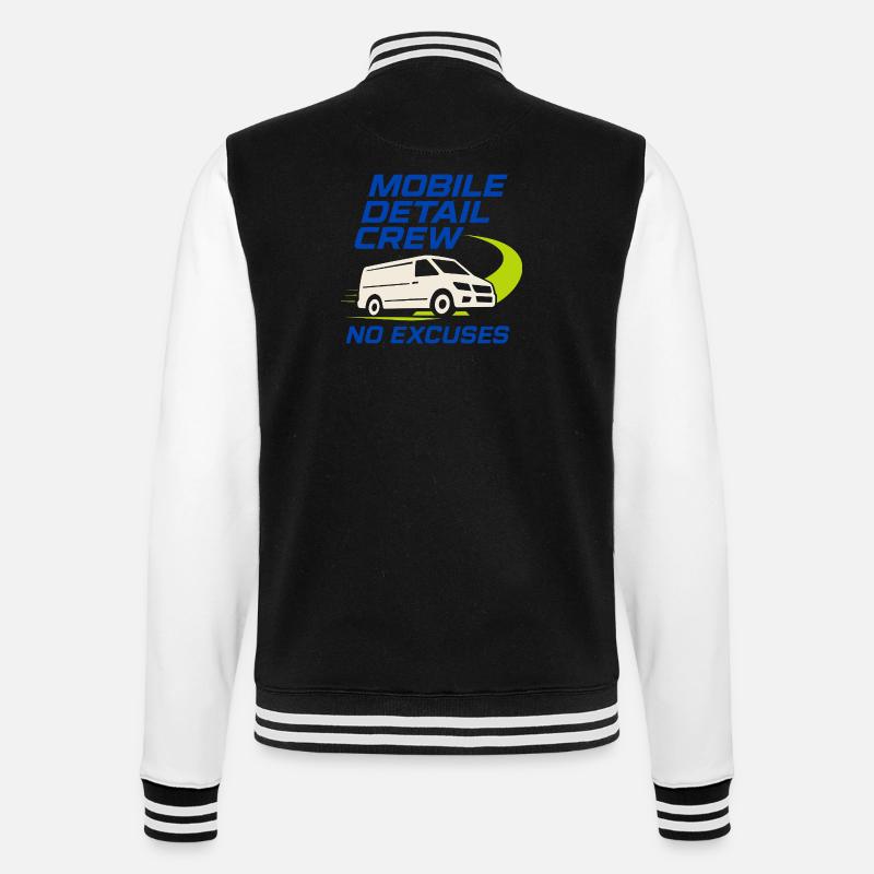 Auto Detailer Buffer Pro Paint - College-Sweatjacke - Schwarz/Weiß