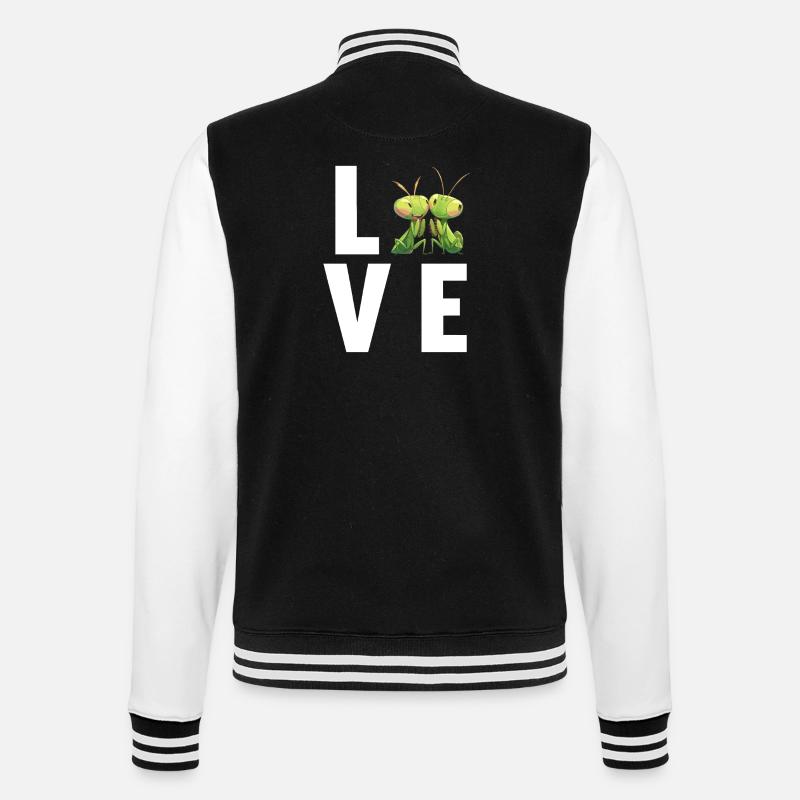 Gottesanbeterinnen Gottesanbeterin - College-Sweatjacke - Schwarz/Weiß