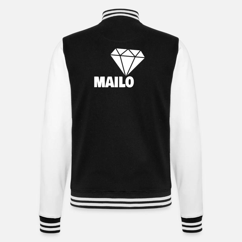Mailo en tant que noble - Veste Teddy - noir/blanc