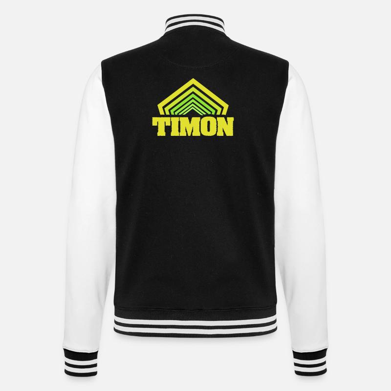 Timon - Veste Teddy - noir/blanc