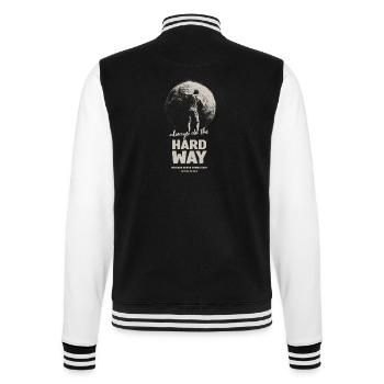 Harter Weg - College-Sweatjacke - Schwarz/Weiß - Hinten - Marisol (170cm)