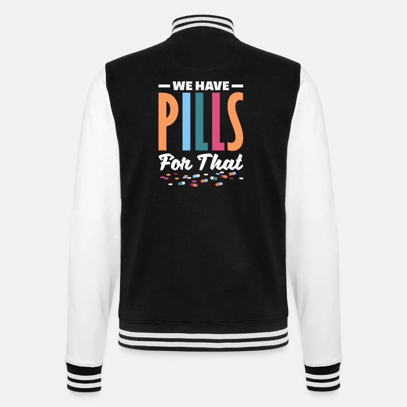 Pharmacist Pharmaceutical Technical - College Sweat Jacket - black/white
