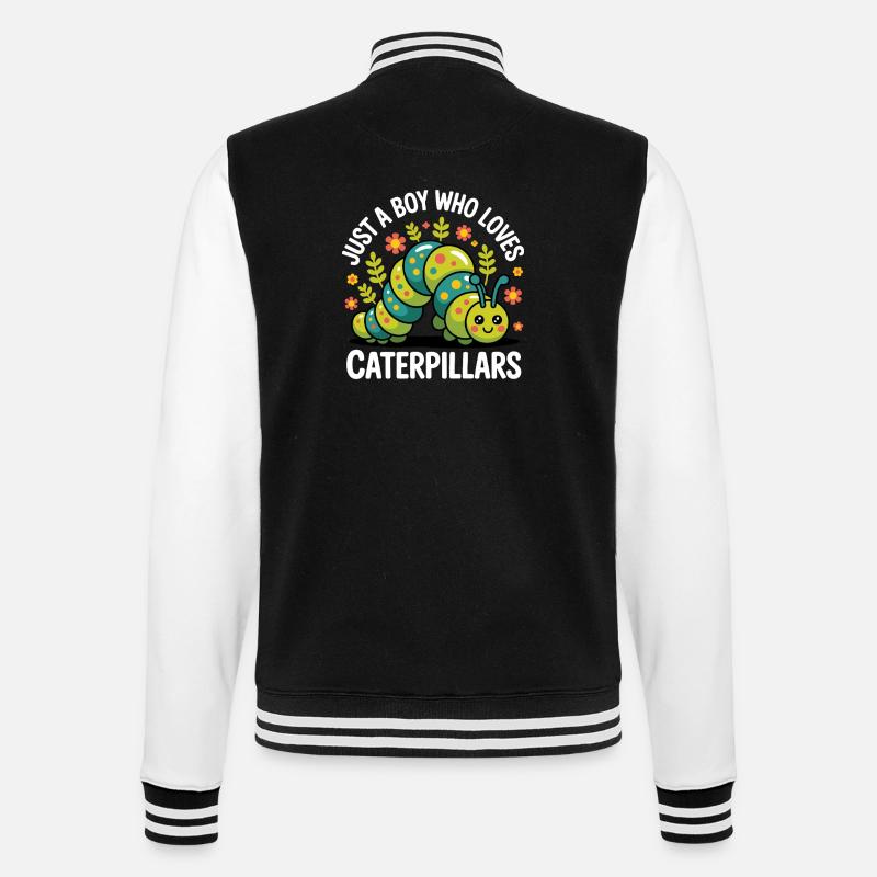 Cadeau du garçon chenille - Veste Teddy - noir/blanc