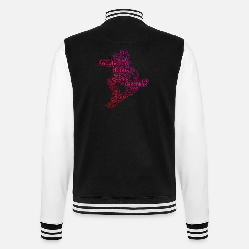 Direct Snowboard Statement - College Sweat Jacket - black/white