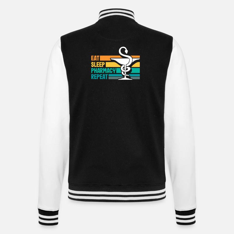 Pharmacien Technicien Pharmaceutique - Veste Teddy - noir/blanc