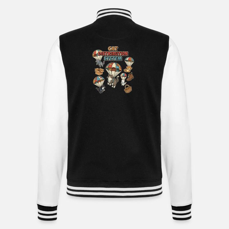 Système de distribution des chats - Veste Teddy - noir/blanc
