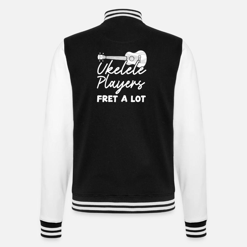 Ukulélé hawaïen ukélé ukulélé - Veste Teddy - noir/blanc