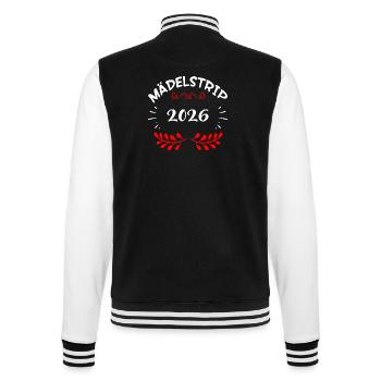 Girls' Trip 2026 Girls' Trip Girls' Tour Girls' Trip - College Sweat Jacket - black/white - Back - Marisol (170cm)