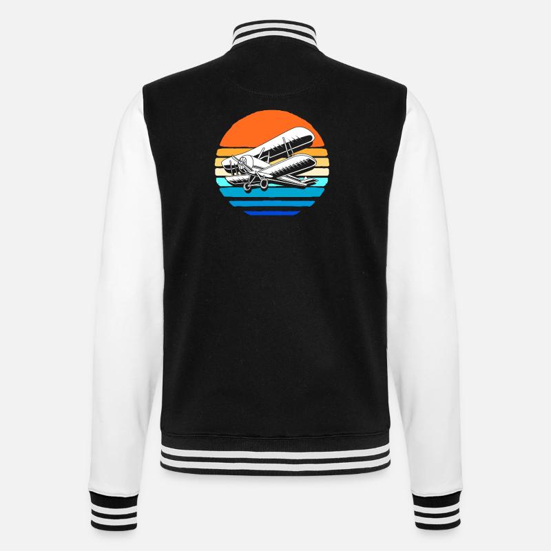 Avion modèle modèle - Veste Teddy - noir/blanc