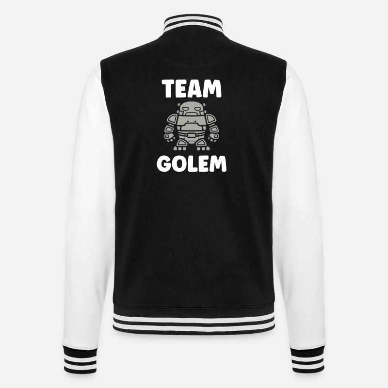 Team Golem - College-Sweatjacke - Schwarz/Weiß
