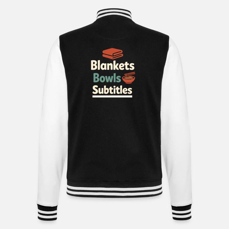 Anime-introvert Weeb Stubenhocker - College-Sweatjacke - Schwarz/Weiß