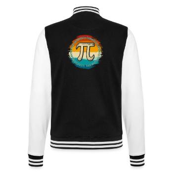 Pi Spectrum Emblem Tee - College Sweat Jacket - black/white - Back - Marisol (170cm)