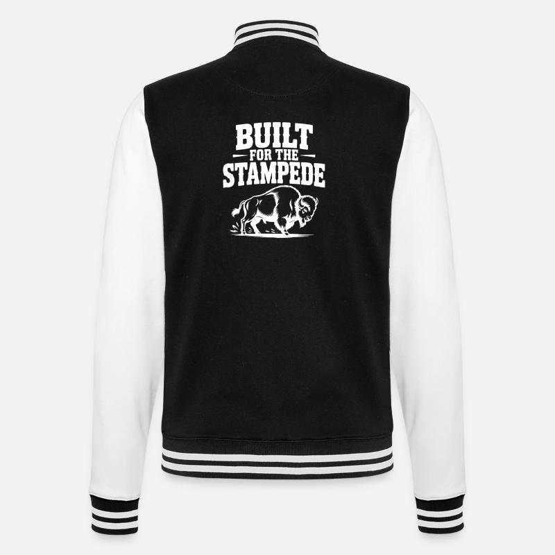 Construit pour le Stampede - Veste Teddy - noir/blanc