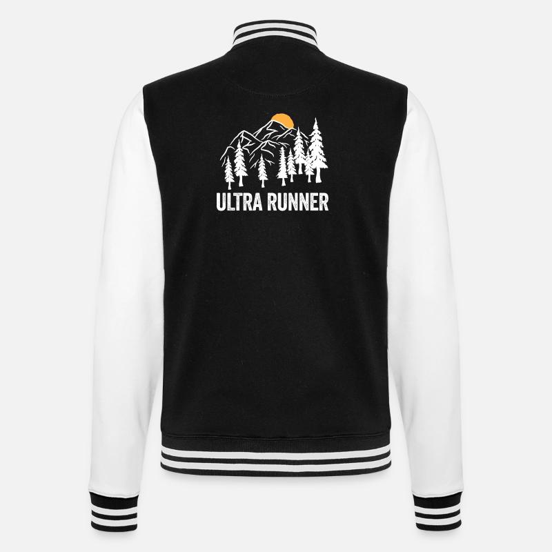 Coureur d’ultra - Veste Teddy - noir/blanc