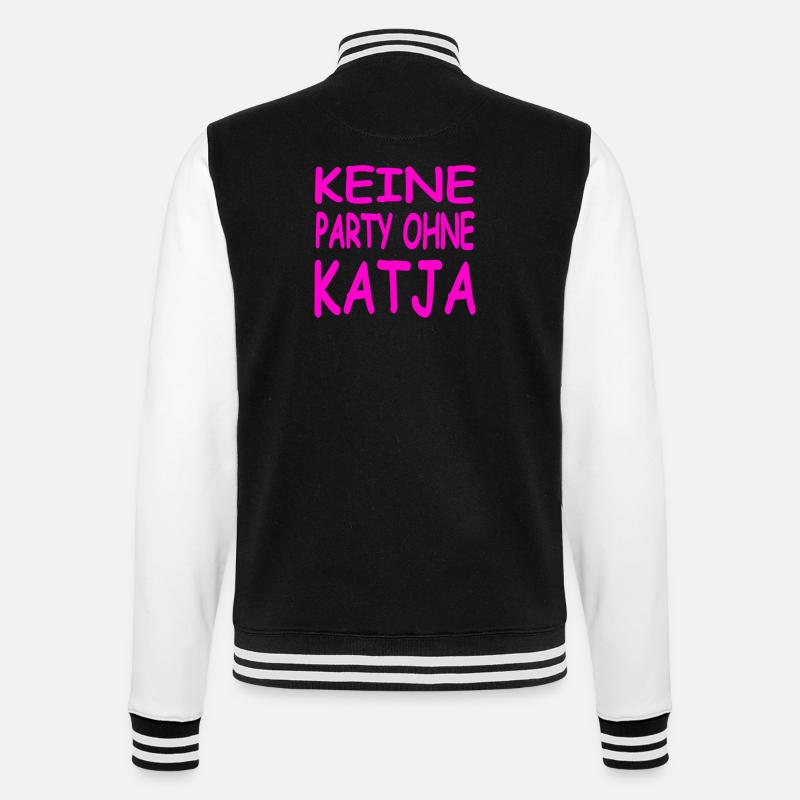 Katja - Veste Teddy - noir/blanc