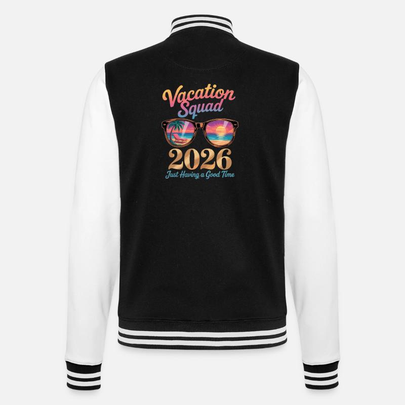 Devis de voyage de groupe 2026 - Veste Teddy - noir/blanc