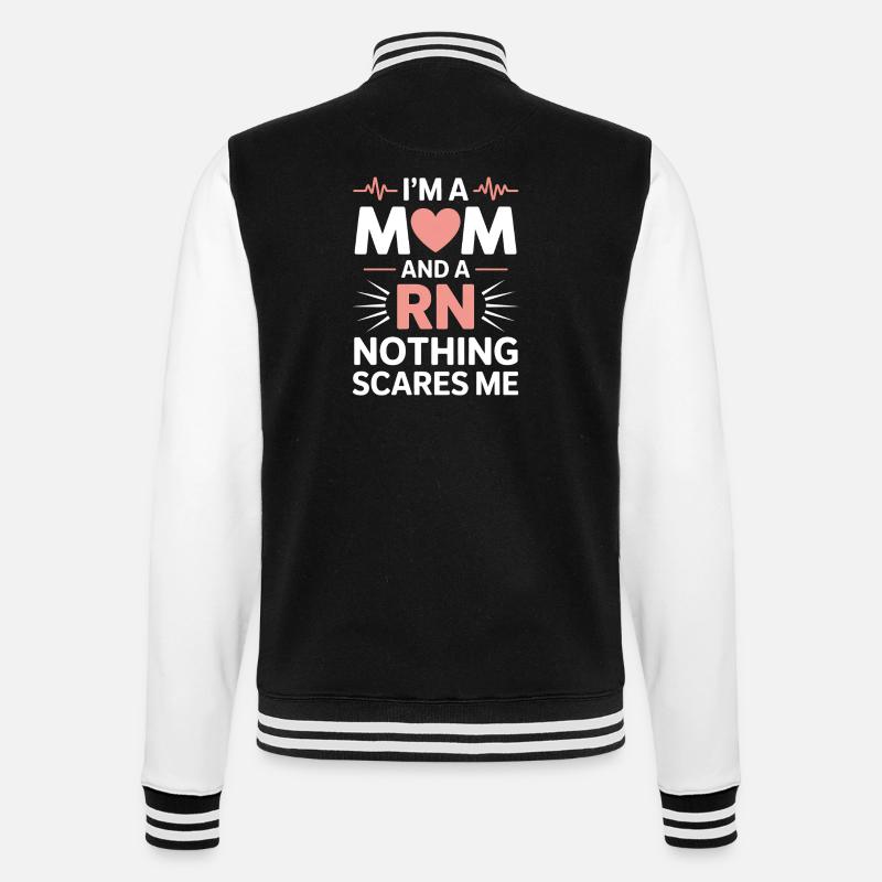 Don d’infirmière : Don d’infirmière - Veste Teddy - noir/blanc
