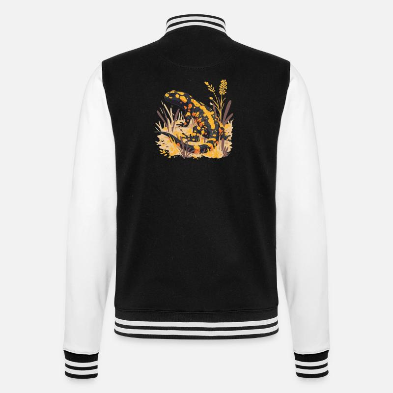 Salamandre de feu Salamandre - Veste Teddy - noir/blanc