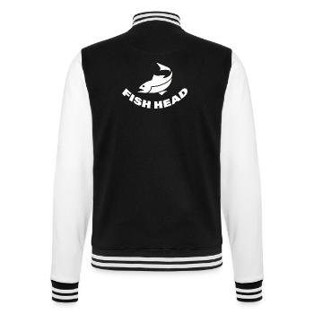 tête de poisson - Veste Teddy - noir/blanc - Dos - Marisol (170cm)