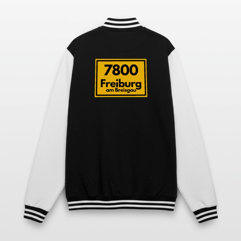 OLD POSTCODE POSTCODE RETRO 7800 FREIBURG BREISGAU College Sweat Jacket