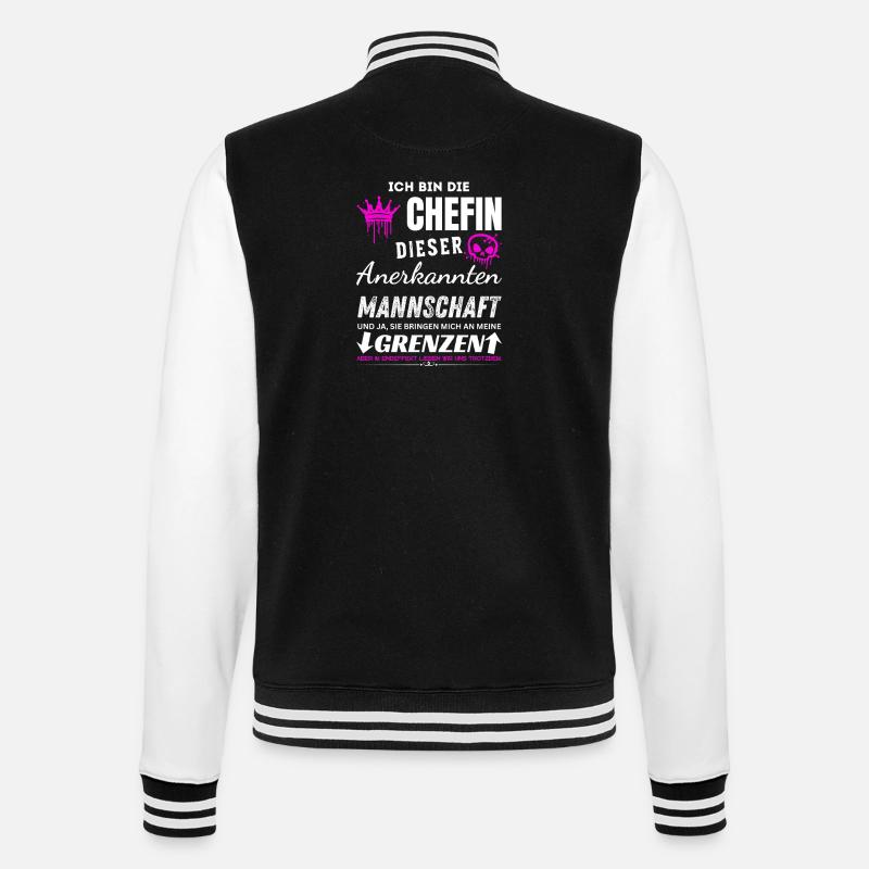 Cadeaux de chef d’équipe reconnus - Veste Teddy - noir/blanc