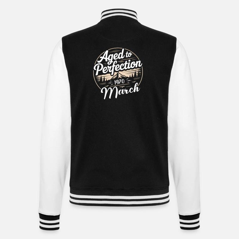 Présent d’anniversaire mars 1970 - Veste Teddy - noir/blanc