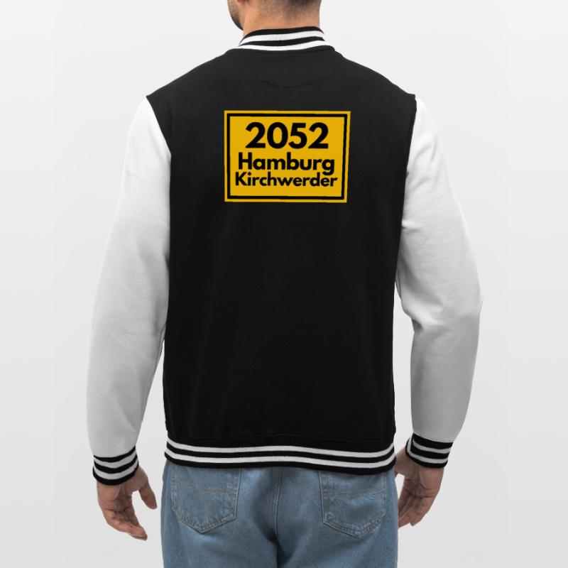 OLD POSTCODE POSTCODE 2053 HAMBURG KIRCHWERDER College Sweat Jacket