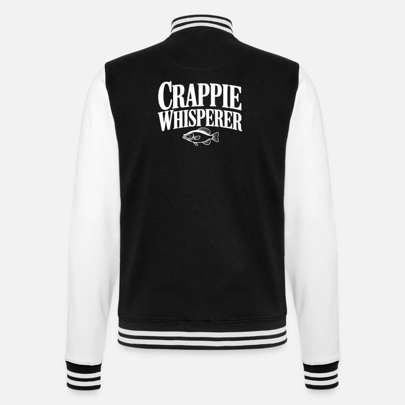 Le Chuchoteur de Crappie - Veste Teddy - noir/blanc