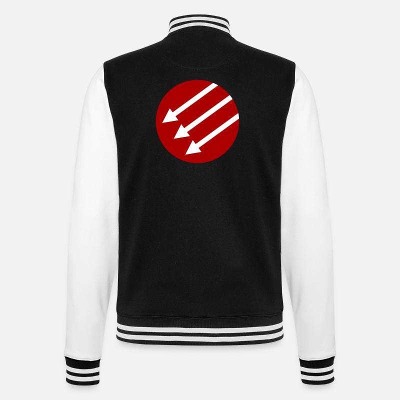 Iron Front / Eiserne Front / Järnfronten - College Sweat Jacket - black/white