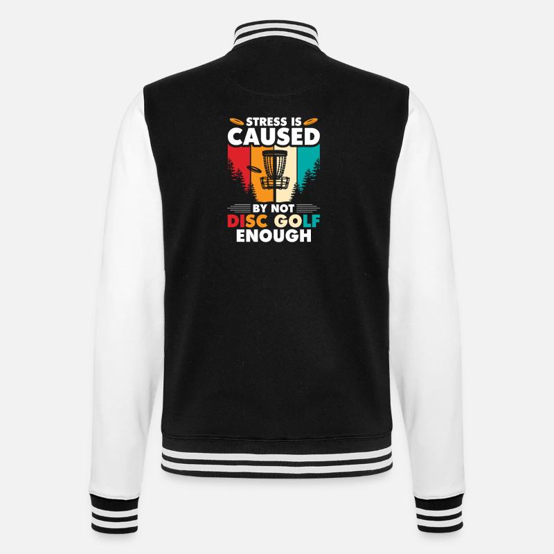 Disc Golf Gifts Disc Golf - College Sweat Jacket - black/white