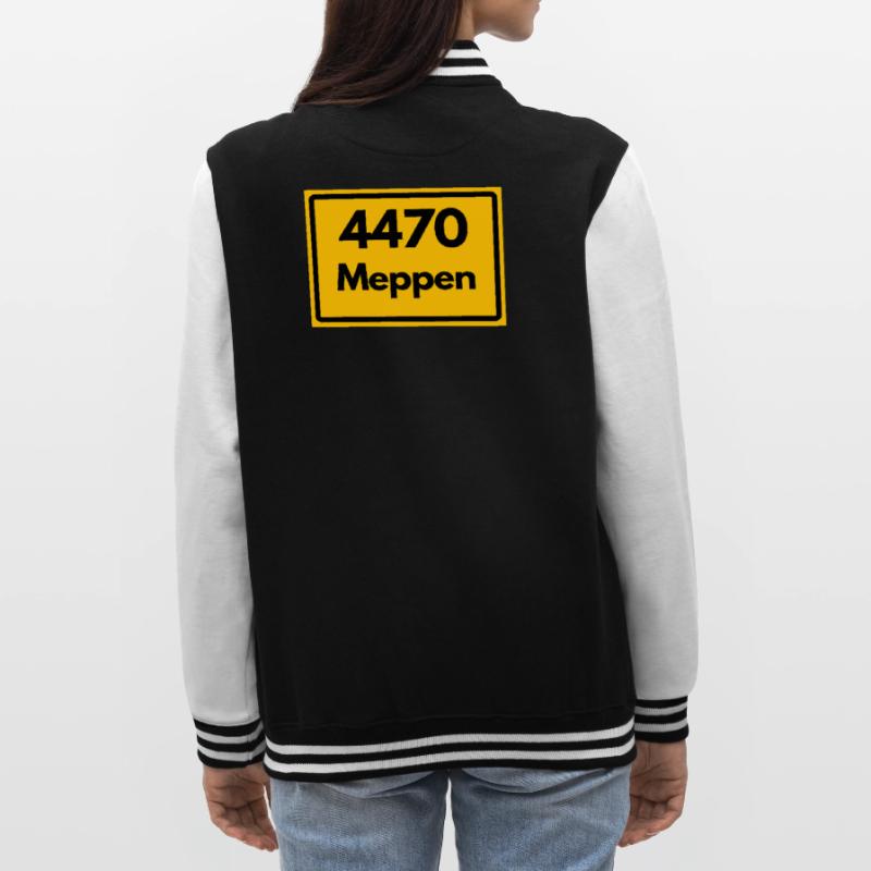 OLD POSTCODE POSTCODE RETRO 4470 MEPPEN College Sweat Jacket