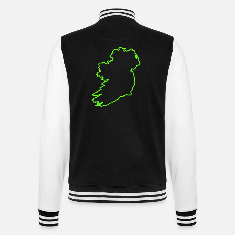 Présentation de l’Irlande - Veste Teddy - noir/blanc