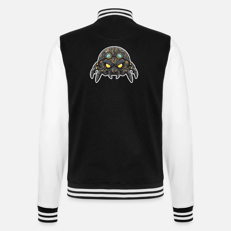Tarantula Sentinel Steampunk Mechanical Black - College Sweat Jacket - black/white