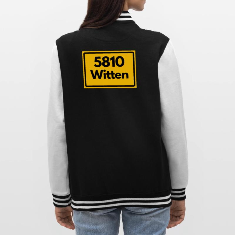 OLD POSTCODE POSTCODE RETRO 5810 WITTEN College Sweat Jacket
