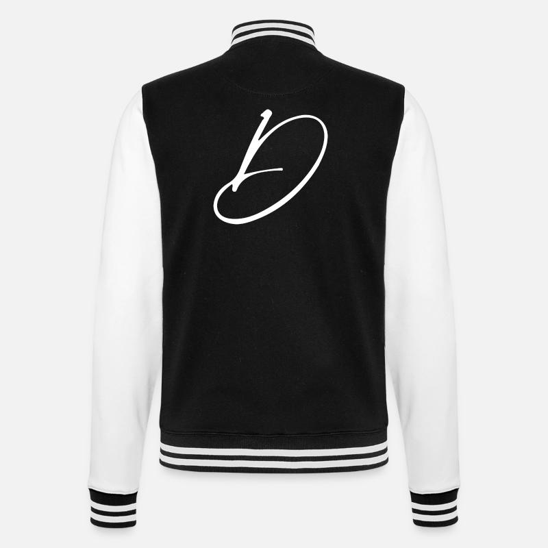 D - Veste Teddy - noir/blanc