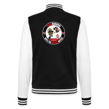 The Antifa Witch - Border Patrol - Veste Teddy - noir/blanc - Dos - Marisol (170cm)