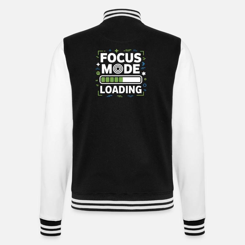 Focus Mode Loading ADHS Chaos - College-Sweatjacke - Schwarz/Weiß
