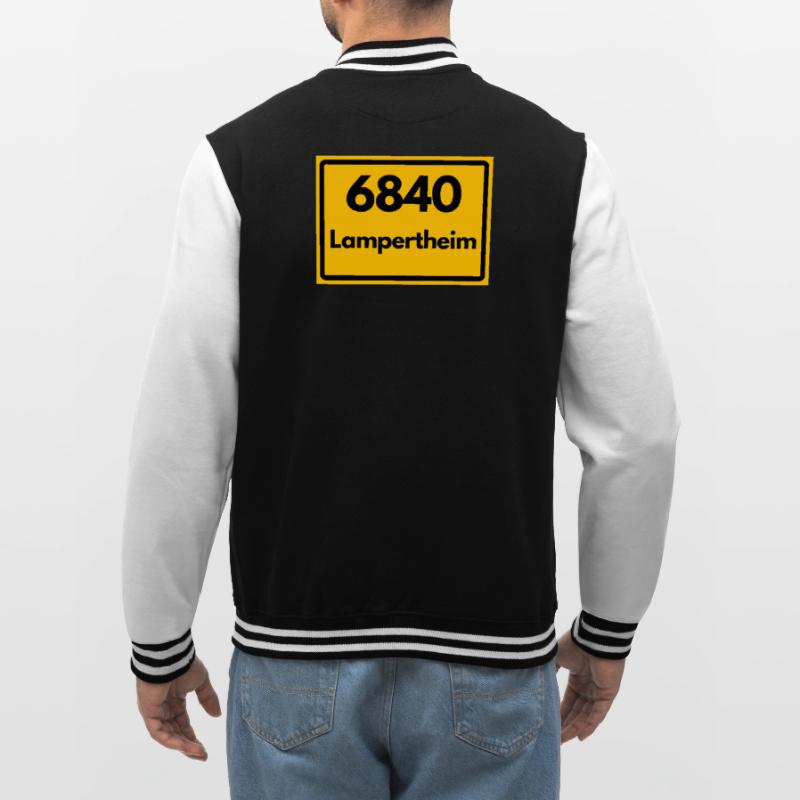 OLD POSTCODE POSTCODE RETRO 6840 LAMPERTHEIM College Sweat Jacket