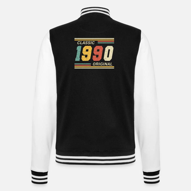 Classic 1990 original 1990 - College Sweat Jacket - black/white
