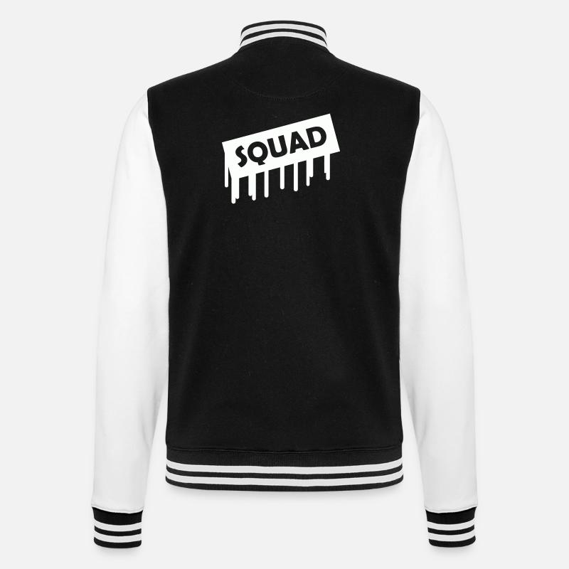 Effectif - Veste Teddy - noir/blanc