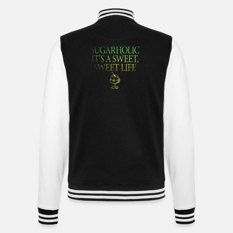 Sucré Holic C’est une vie douce - Veste Teddy - noir/blanc