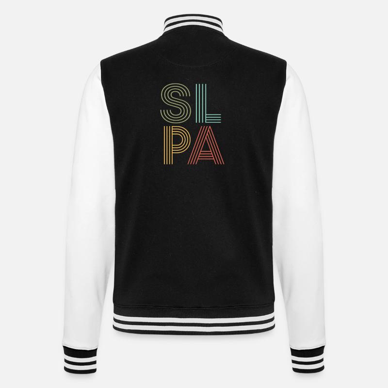 Speech Therapist Speech Therapy Speech Therapist - College Sweat Jacket - black/white