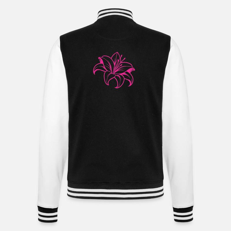 Fleur de lys - Veste Teddy - noir/blanc