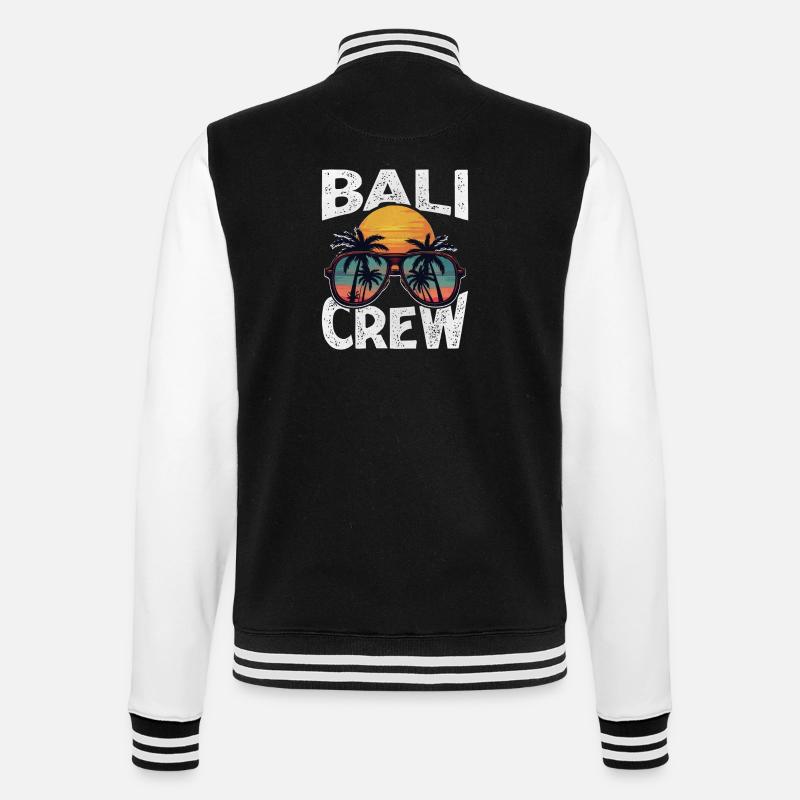 Équipage de Bali - Veste Teddy - noir/blanc