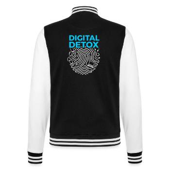 Détox numérique - Veste Teddy - noir/blanc - Dos - Marisol (170cm)