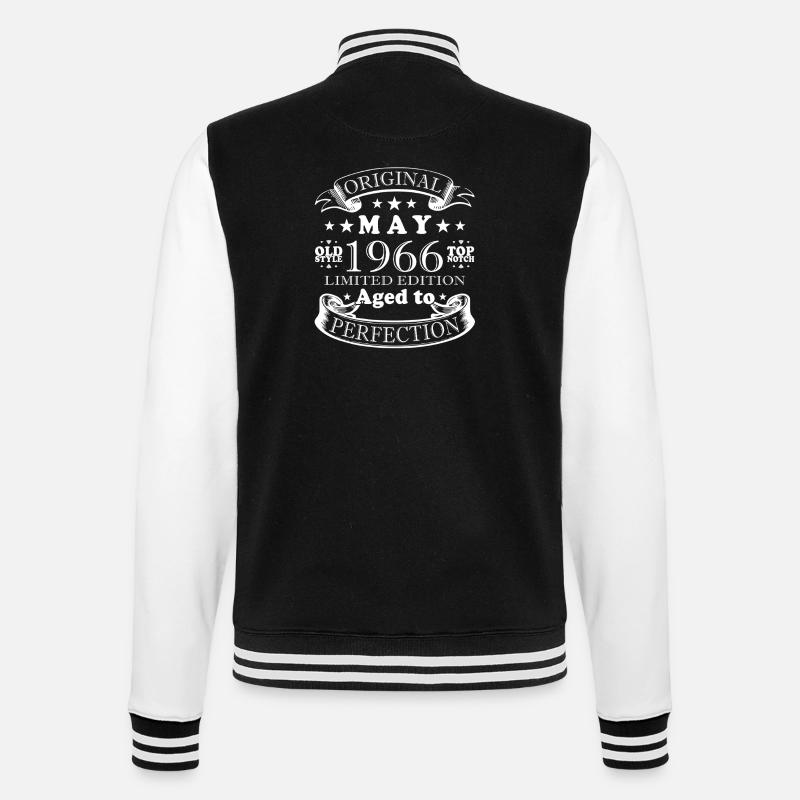 Mai 1966 - Veste Teddy - noir/blanc