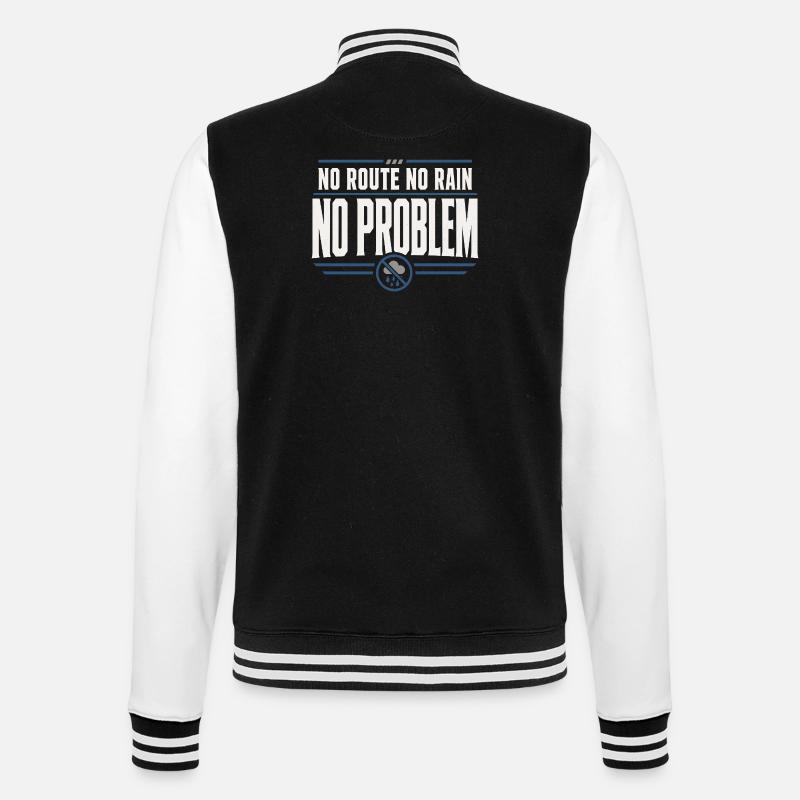 Retired Postman Retired Postman - College Sweat Jacket - black/white