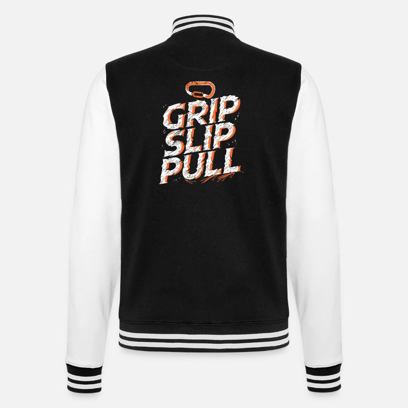 Grip Slip Pull Aventure Escalade - Veste Teddy - noir/blanc