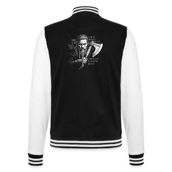 Fate is in your Hands - College Sweat Jacket - black/white - Back - Marisol (170cm)